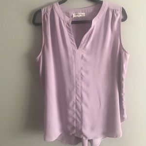 Zenana sleeveless top High Low Size Medium